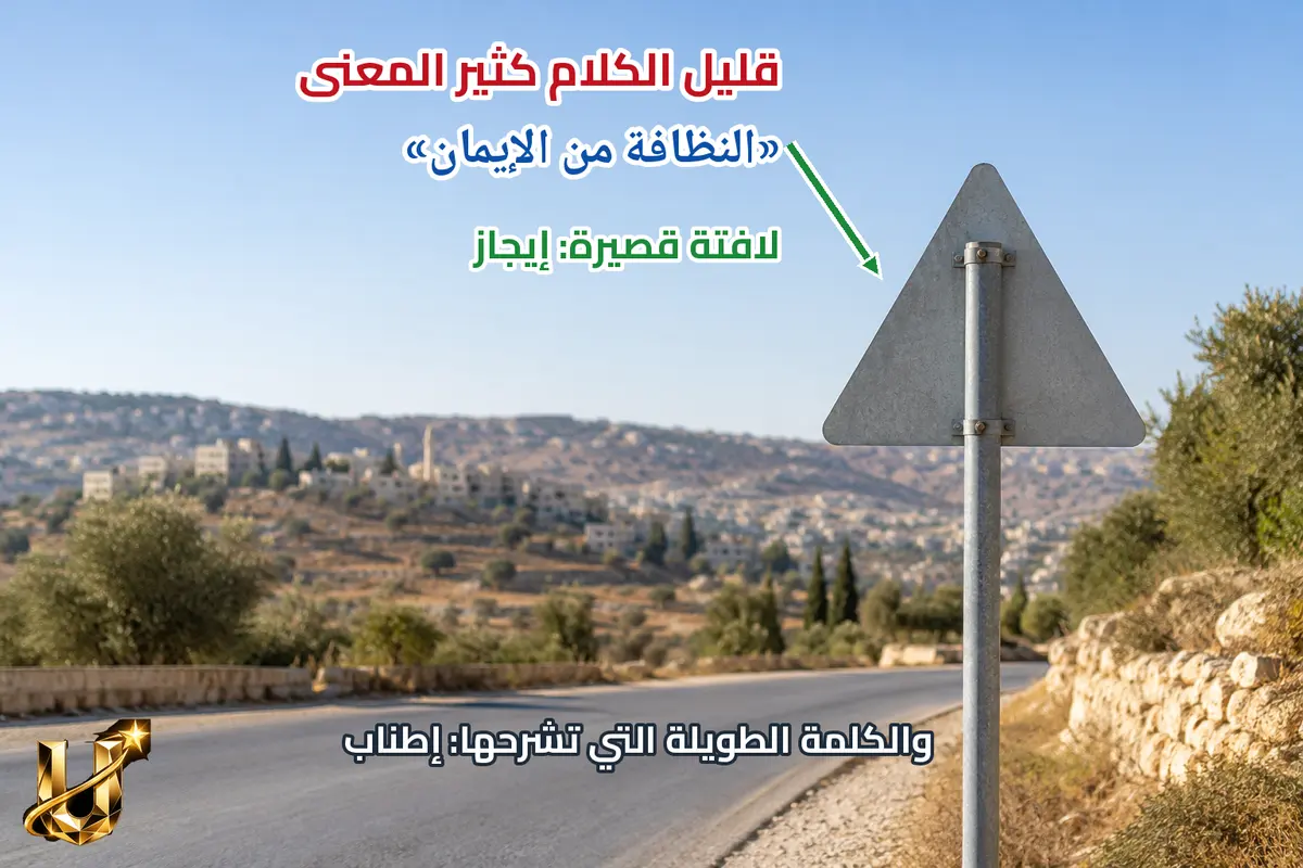 قليل الكلام كثير المعنى.