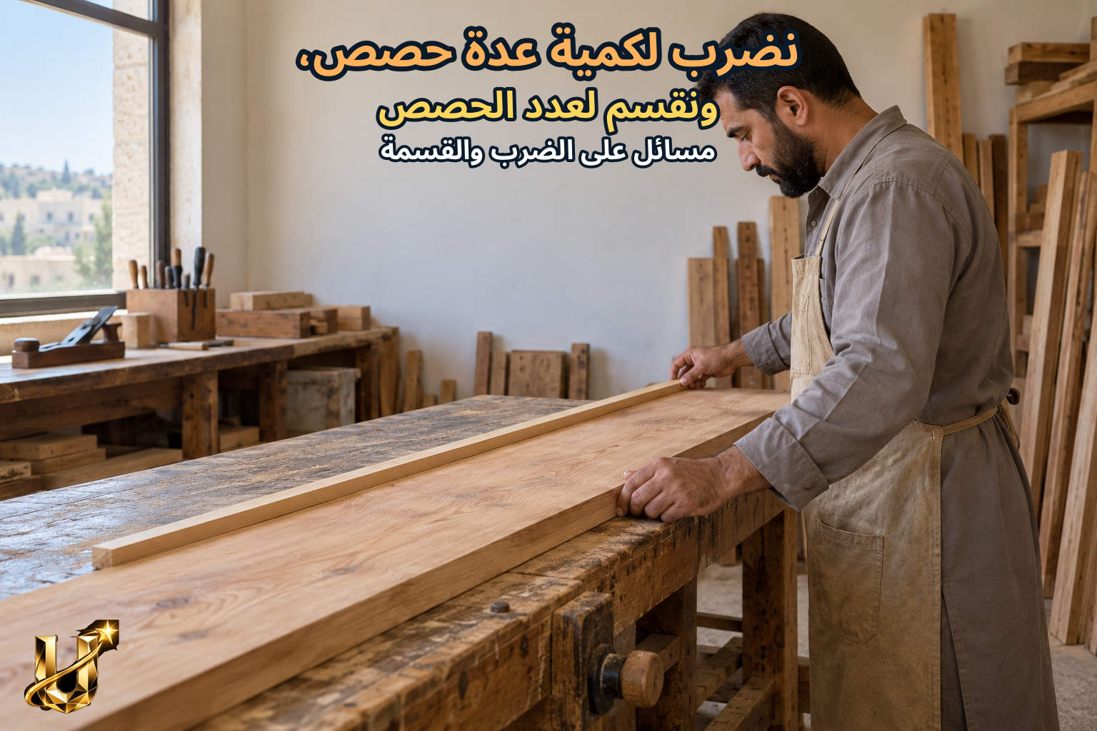 نضرب لكمية عدة حصص، ونقسم لعدد الحصص