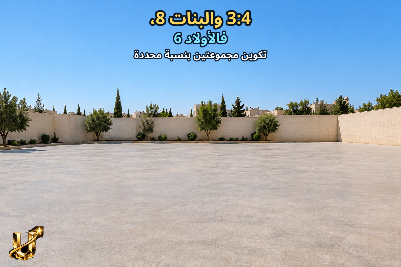 3:4 والبنات 8، فالأولاد 6
