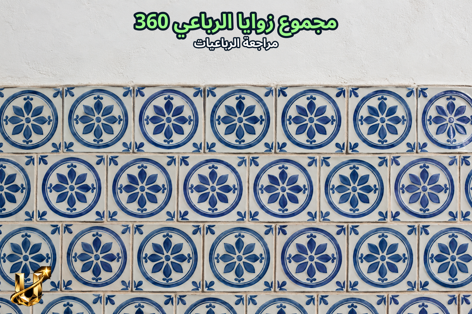 مجموع زوايا الرباعي 360