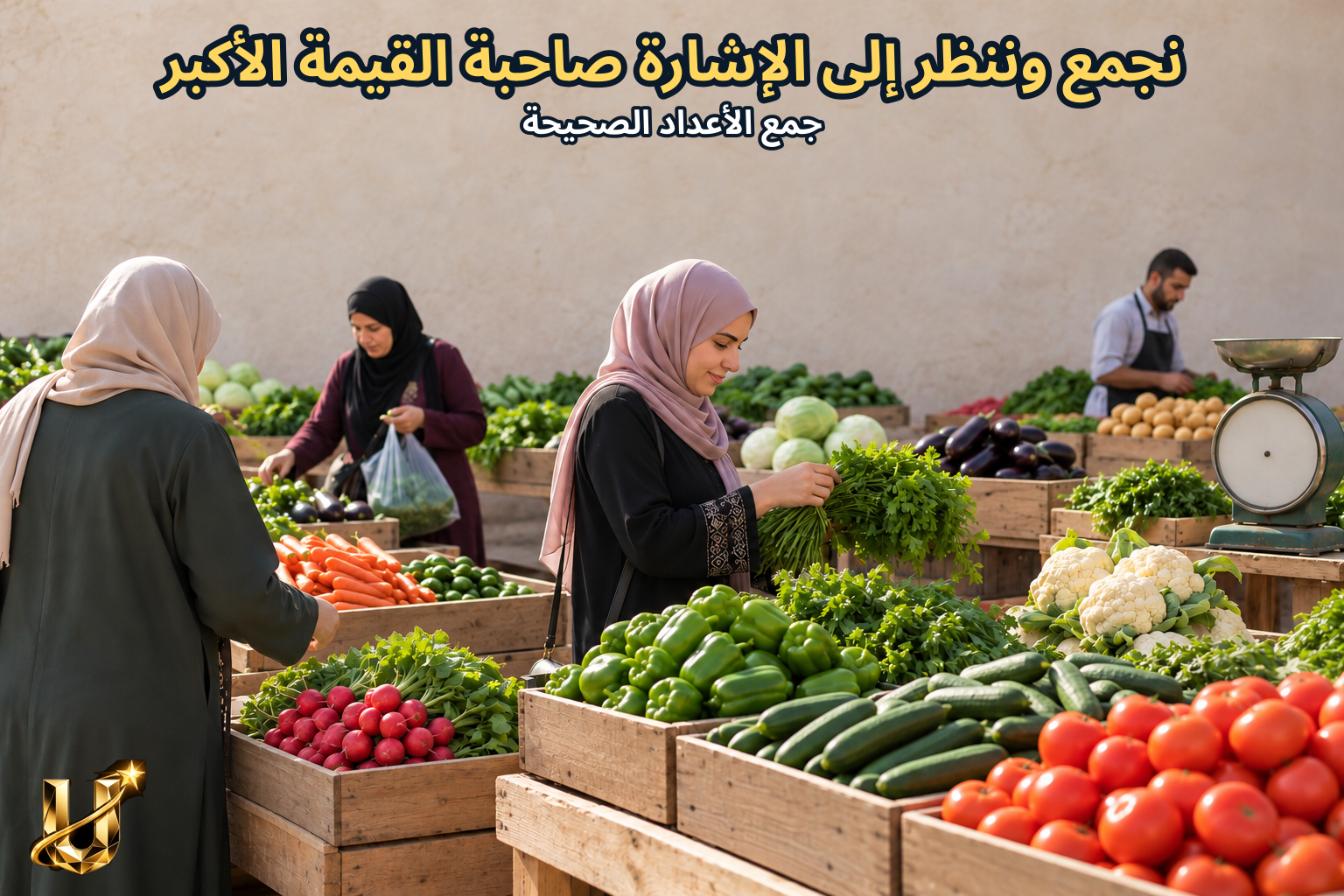 نجمع وننظر إلى الإشارة صاحبة القيمة الأكبر