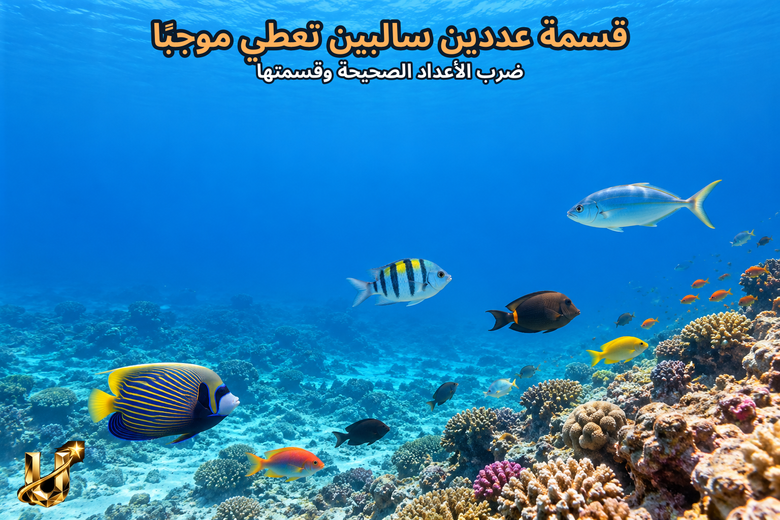 قسمة عددين سالبين تعطي موجبا
