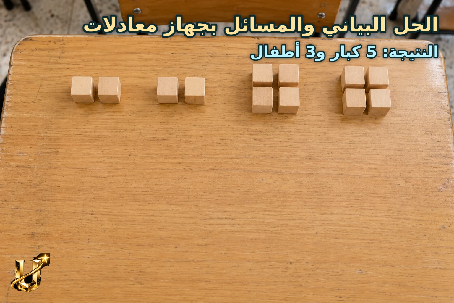 تذكرتان: للكبير20 وللطفل10؛ عدد الحضور8 والمبلغ130؛ أوجد العددين