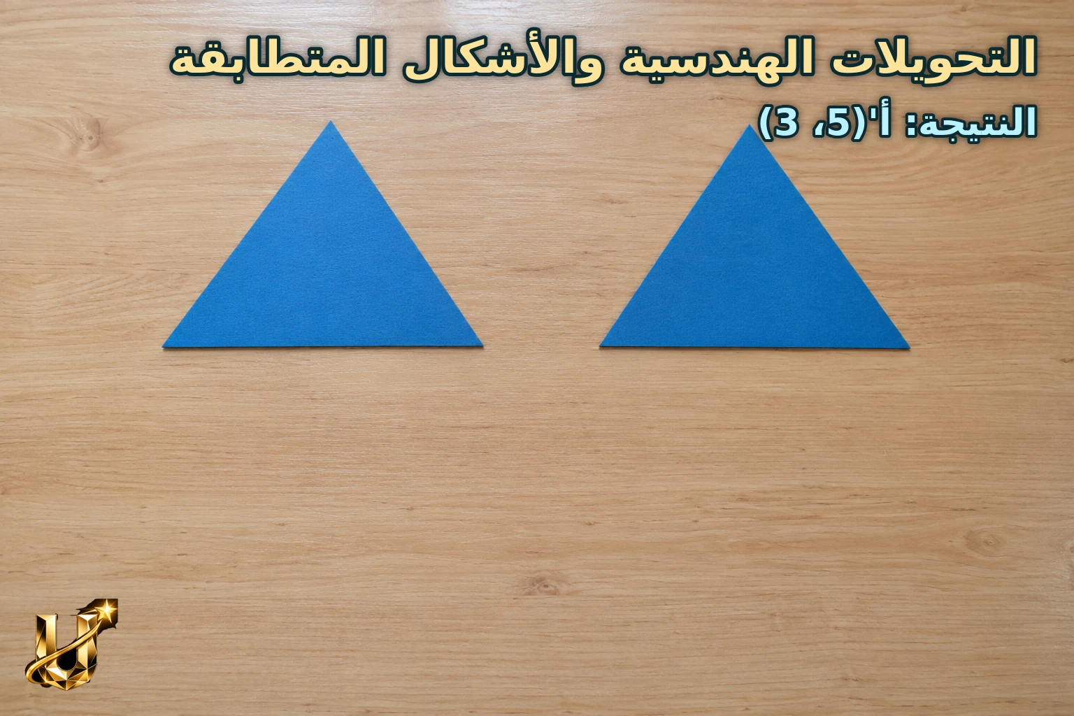 أزحنا النقطة أ(2، 1) ثلاث وحدات يمينا ووحدتين للأعلى؛ ما صورتها؟