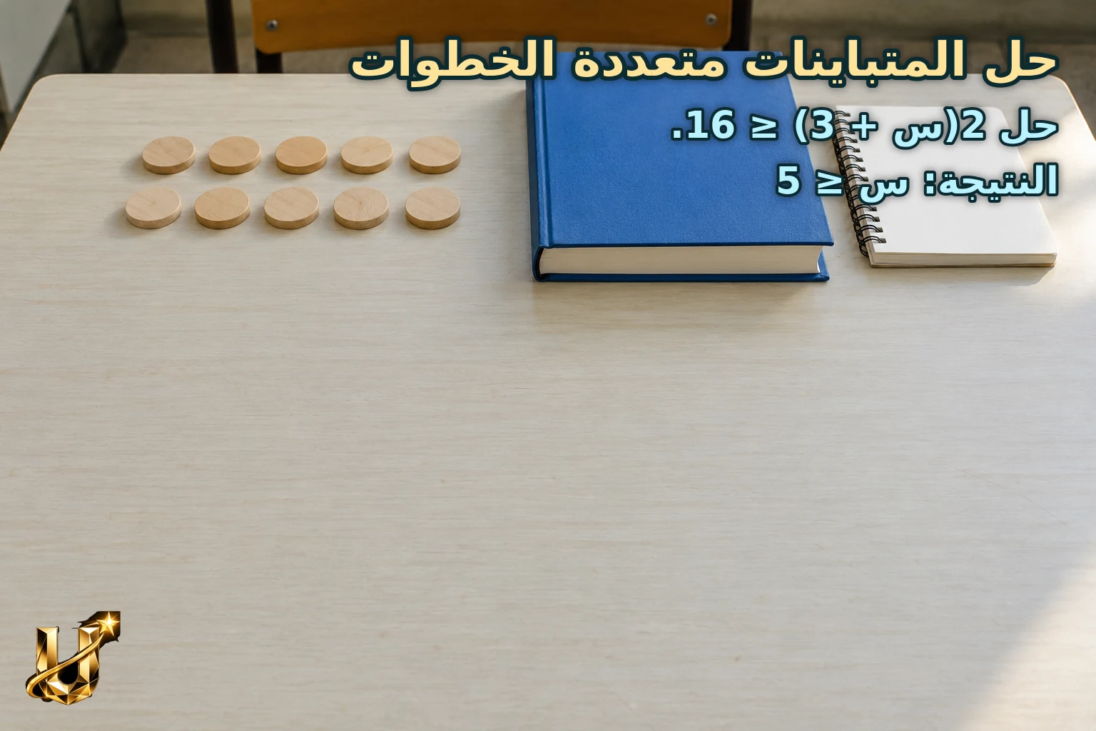حل 2(س + 3) ≤ 16.