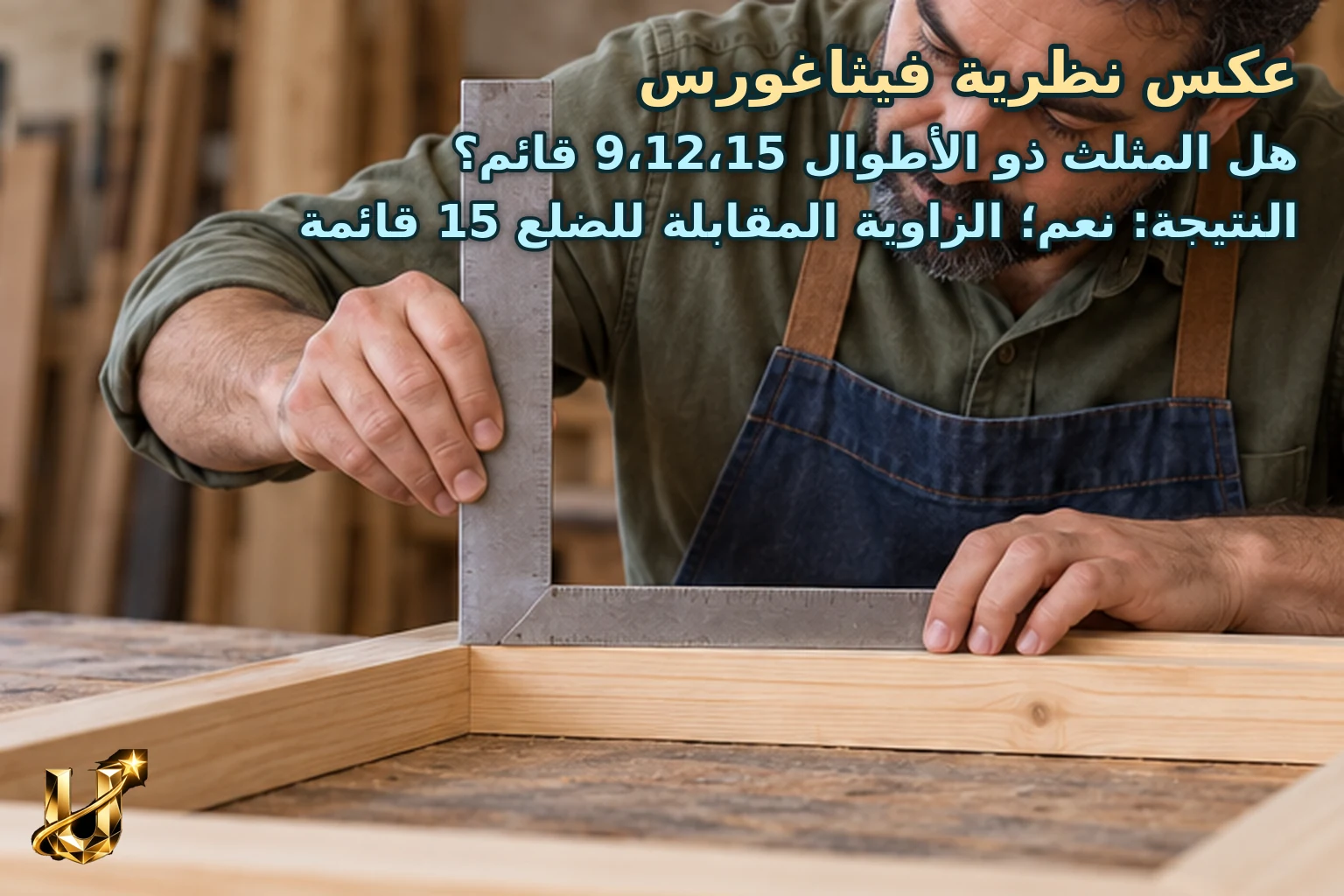هل المثلث ذو الأطوال 9،12،15 قائم؟