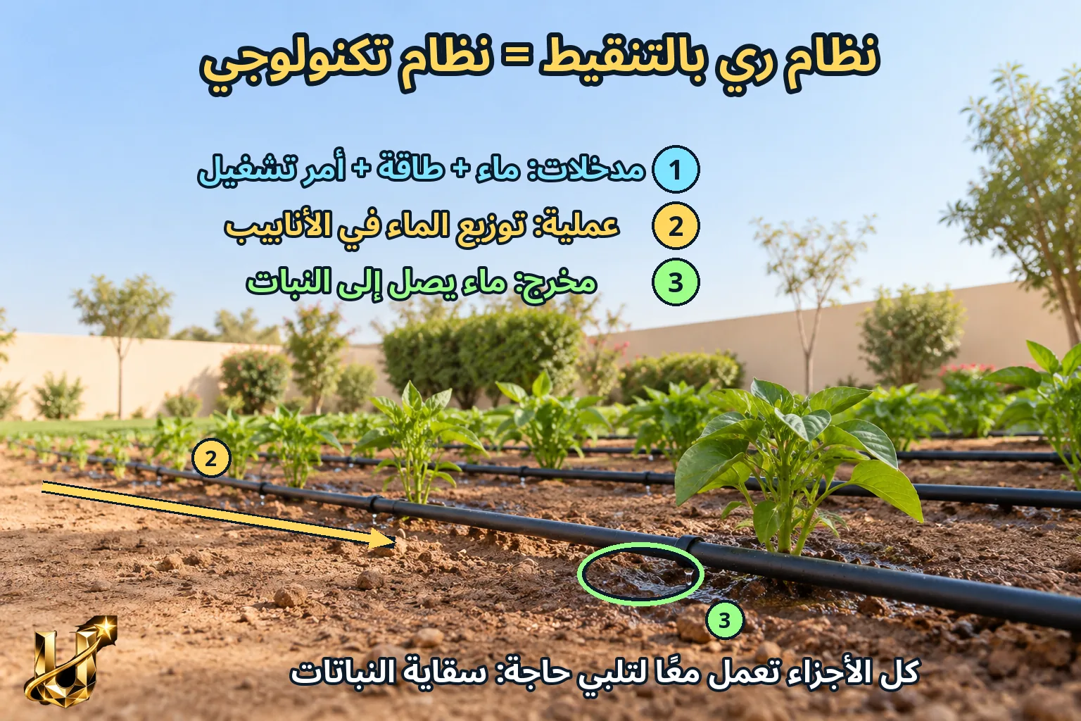 من يسقي النباتات؟