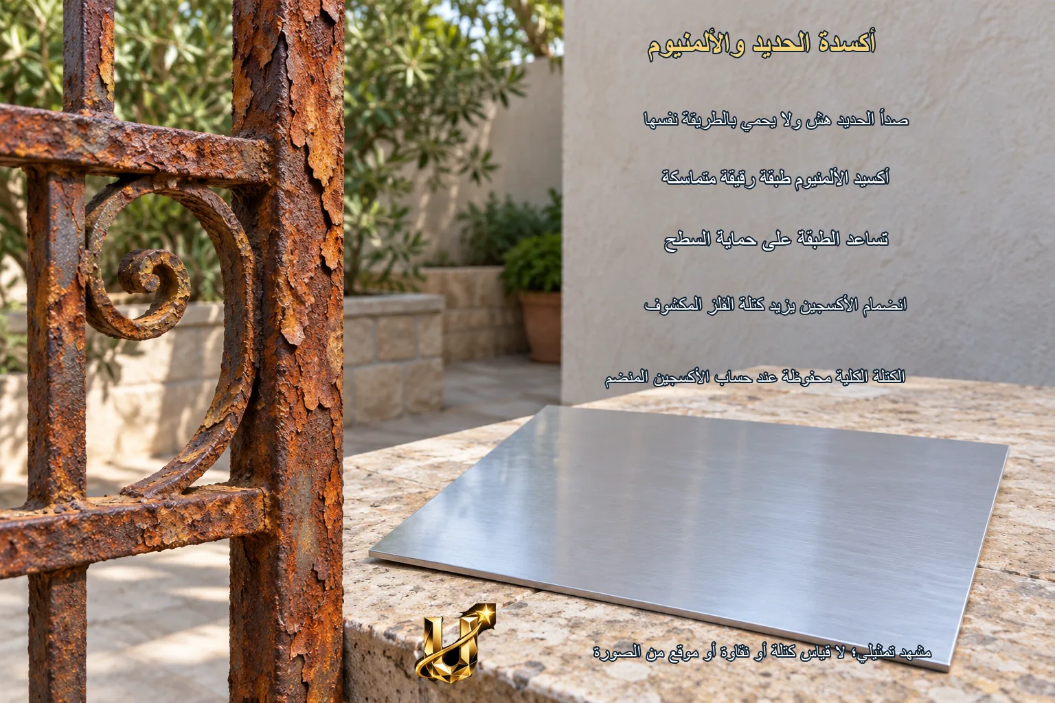 صدأ بوابة في عجلون