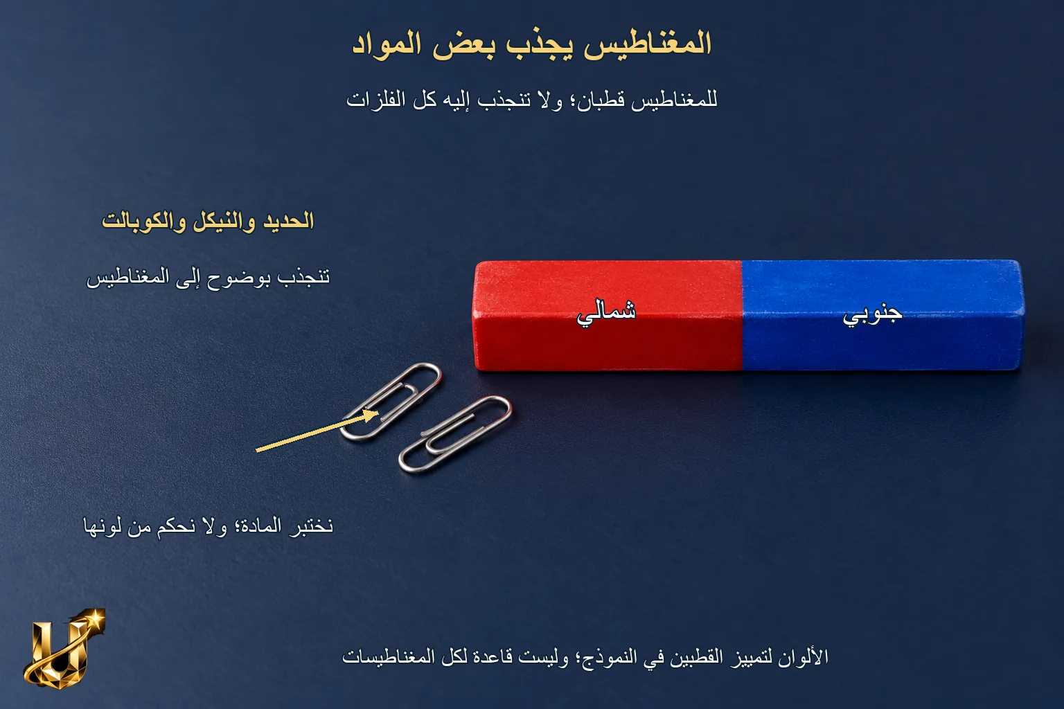لماذا ينجذب المشبك؟