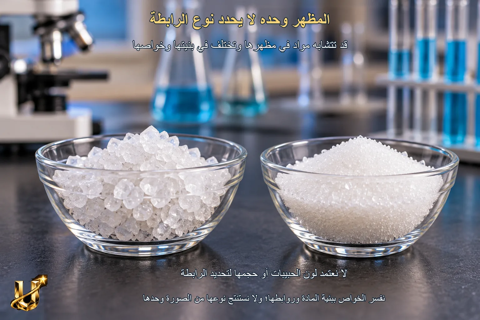 ما الذي يجمع الذرات؟