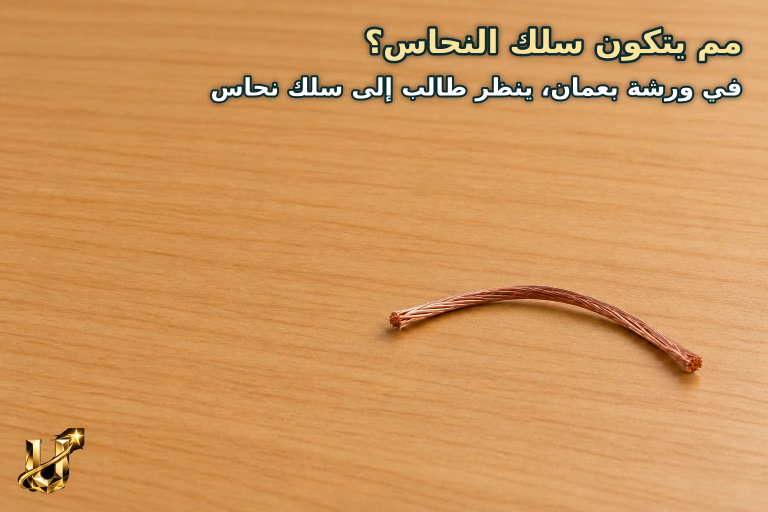 مم يتكون سلك النحاس؟