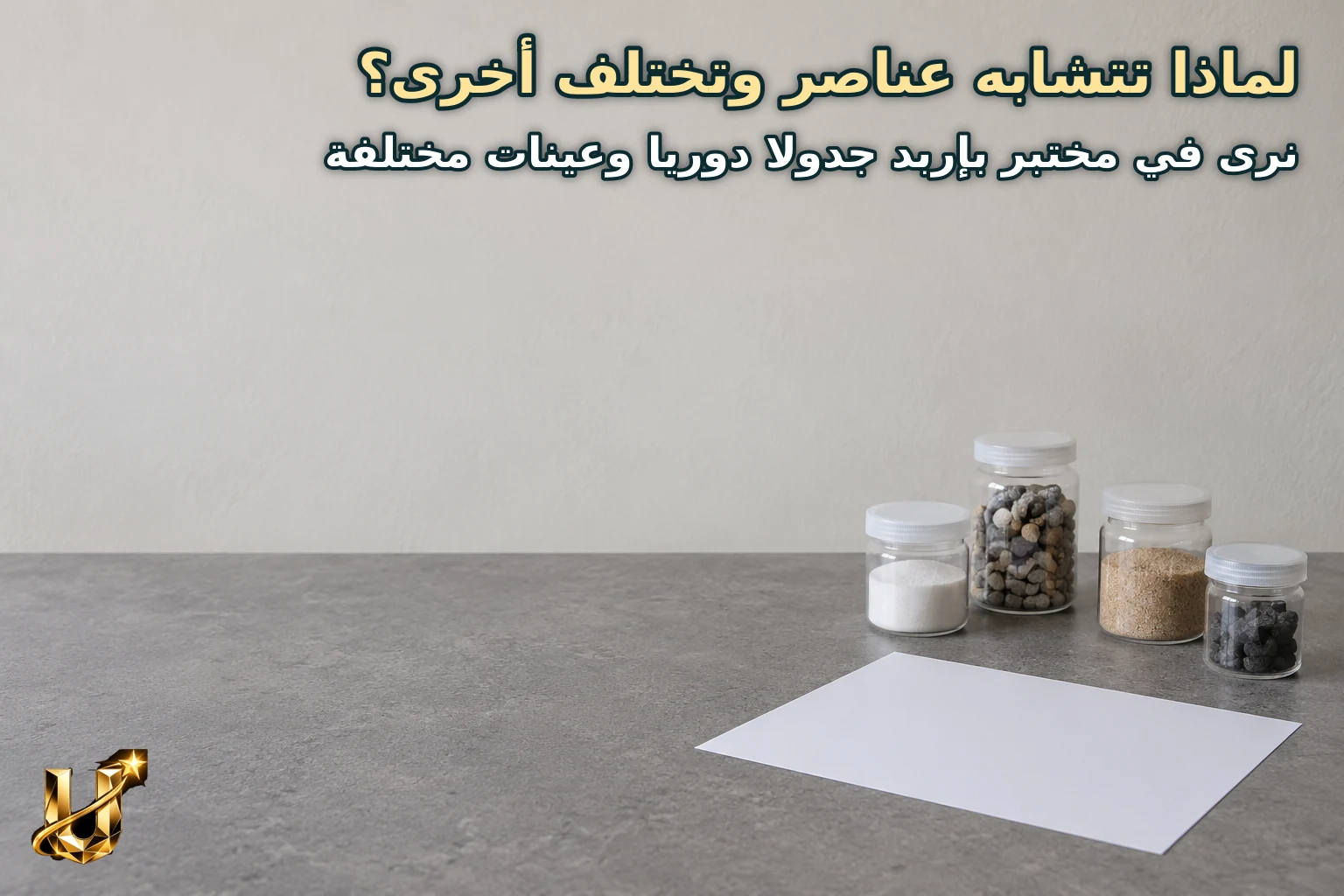 لماذا تتشابه عناصر وتختلف أخرى؟
