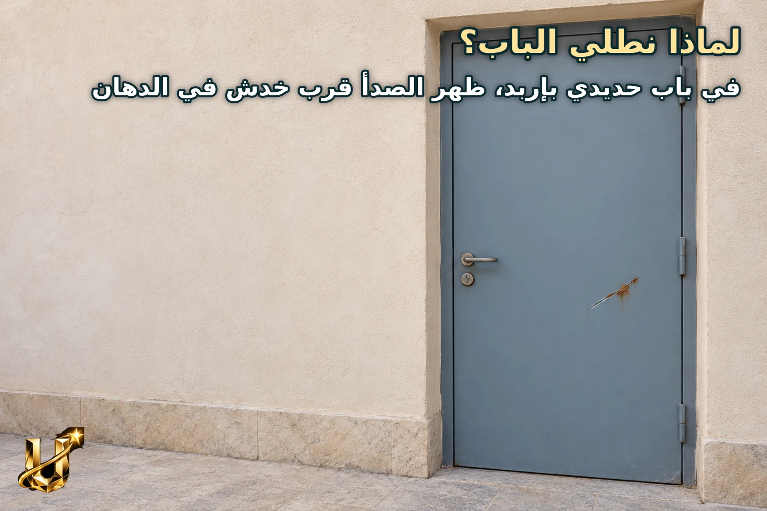 لماذا نطلي الباب؟