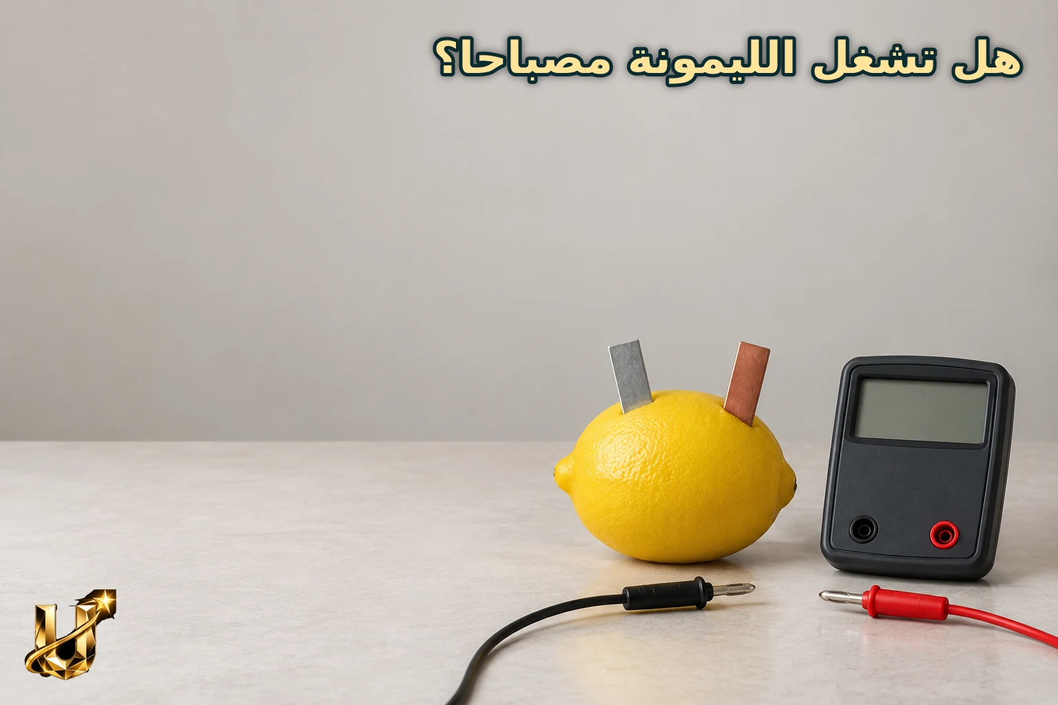 هل تشغل الليمونة مصباحا؟