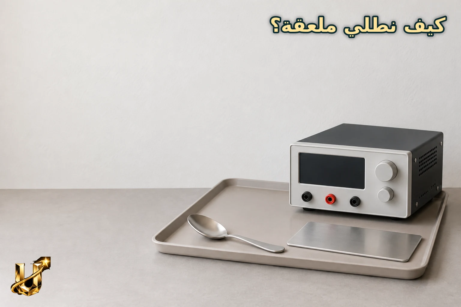 كيف نطلي ملعقة؟