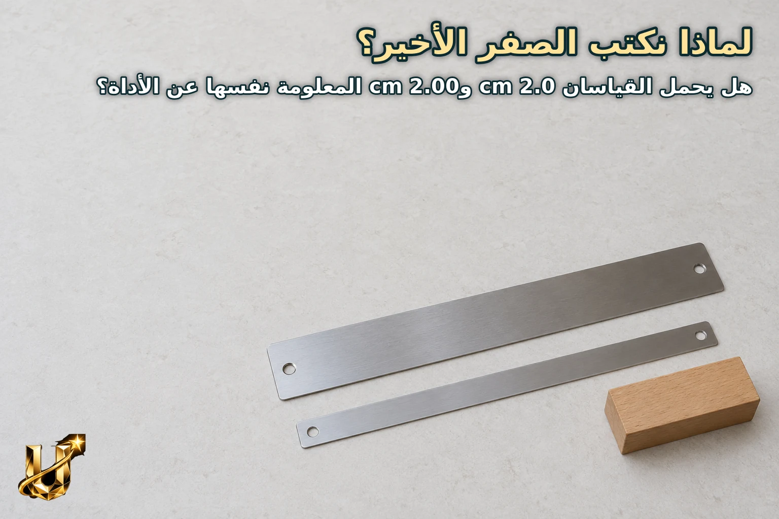 لماذا نكتب الصفر الأخير؟