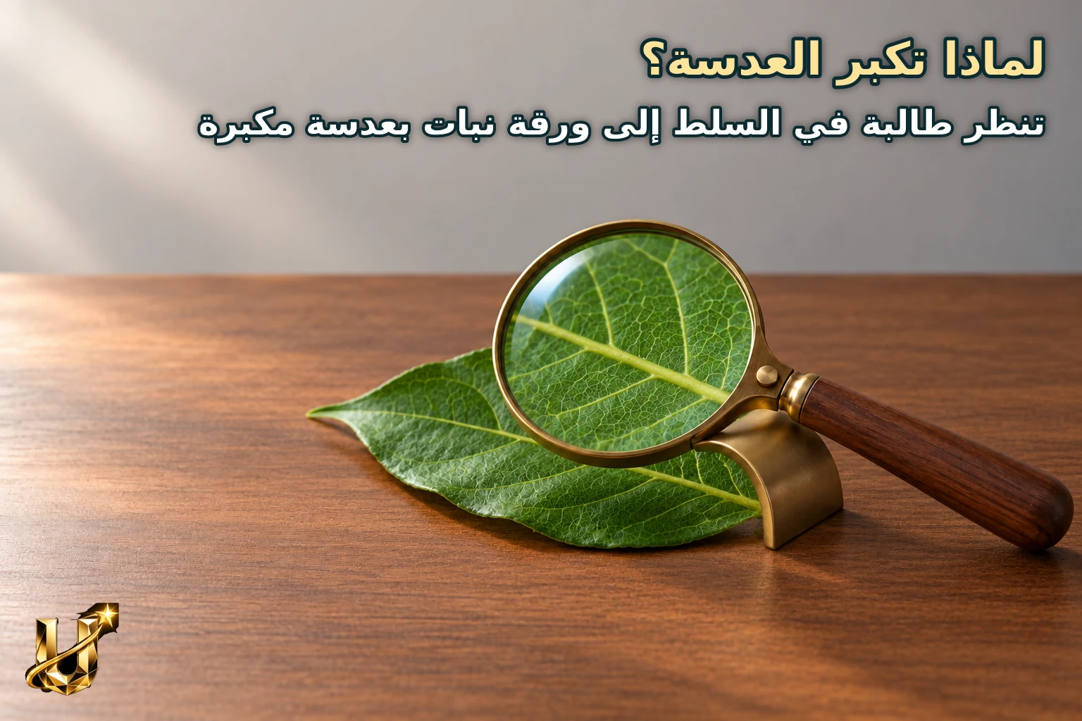 لماذا تكبر العدسة؟